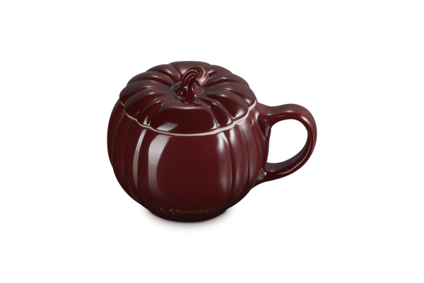 Le Creuset Halloween Pumpkin Mug w/lid Garnet Keans Claremorris