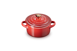 Le Creuset Heart Mini Round Casserole 250ml Cerise, stoneware, scratch-resistant, oven & dishwasher safe – Keans Claremorris
