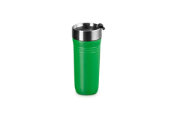 Le Creuset On The Go 350ml Travel Mug in vibrant color, durable and leak-proof, available at Keans Claremorris.
