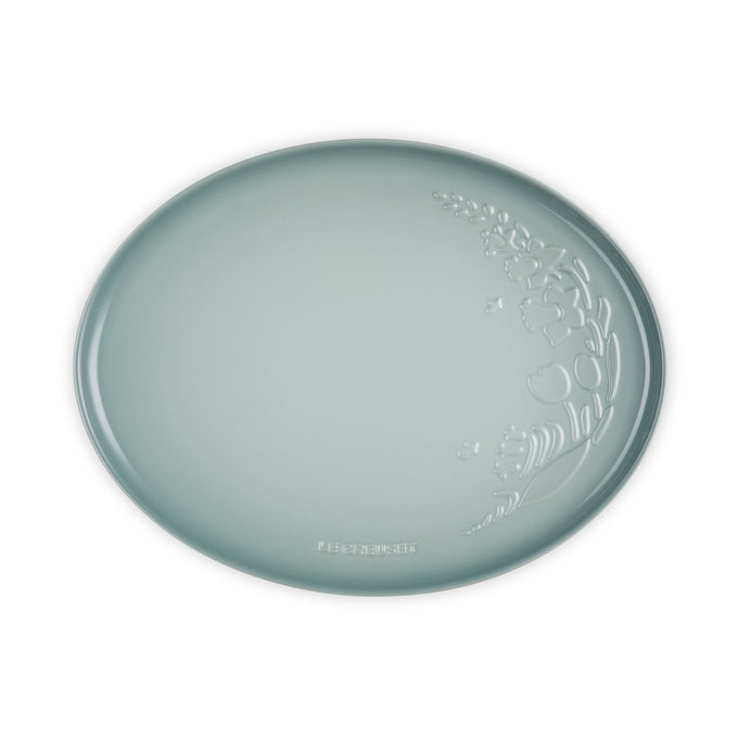 Le Creuset Oval Platter Sea Salt - La Jardin | keans claremorris