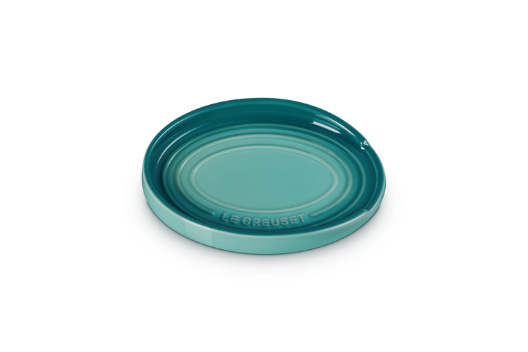Le Creuset Oval Spoon Rest Blue Riviera Keans Claremorris