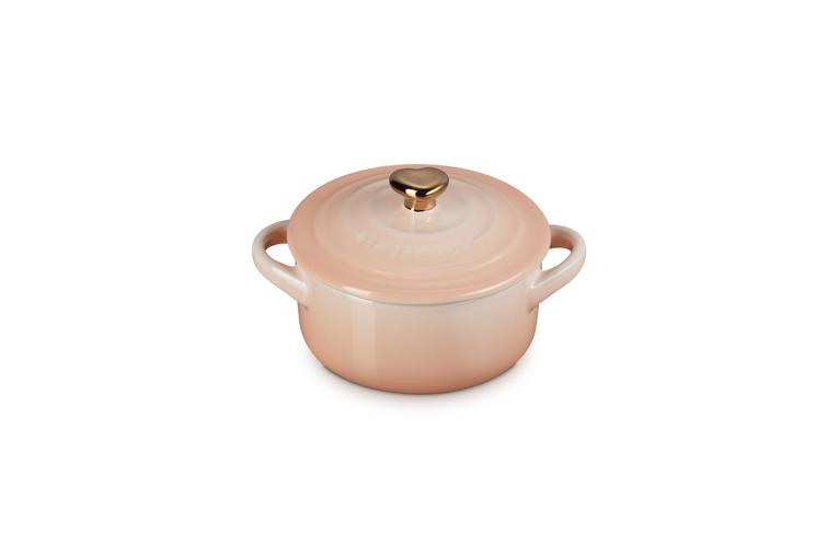Le Creuset Petite Casserole With Gold Heart Knob Peche Keans Claremorris