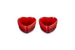 Le Creuset Set of 2 Heart Ramekins Cerise Keans Claremorris
