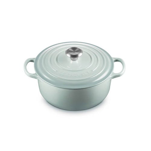 Le Creuset Signature Sea Salt 20cm Cast Iron Round Casserole, 2.4L, oven-safe, durable enamel – Keans Claremorris