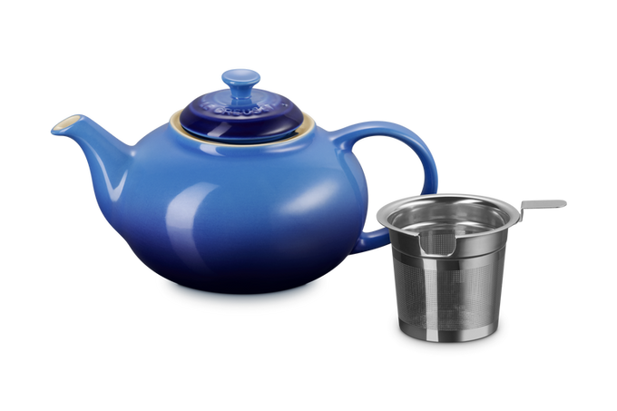 Le Creuset Stoneware Classic Teapot with Infuser Azure Keans Claremorris