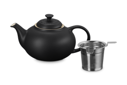 Le Creuset Stoneware Classic Teapot with Infuser Satin Black Keans Claremorris