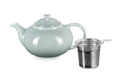 Le Creuset Stoneware Classic Teapot with Infuser Sea Salt Keans Claremorris