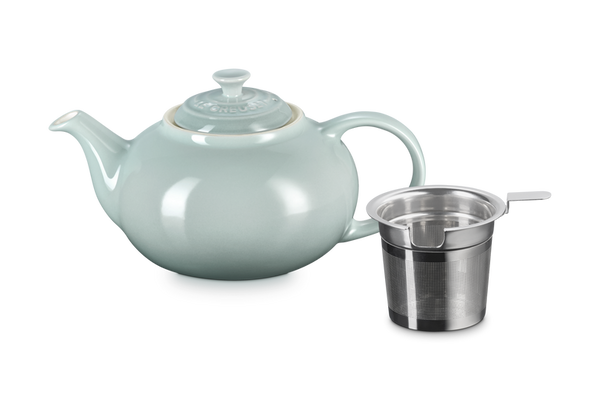 Le Creuset Stoneware Classic Teapot with Infuser Sea Salt Keans Claremorris