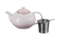 Le Creuset Stoneware Classic Teapot with Infuser Shell Pink Keans Claremorris
