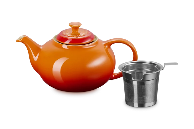 Le Creuset Stoneware Classic Teapot with Infuser Volcanic Keans Claremorris