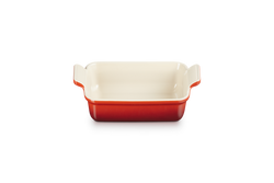 Le Creuset Stoneware Heritage Rectangular Dish 19cm Cerise Keans Claremorris