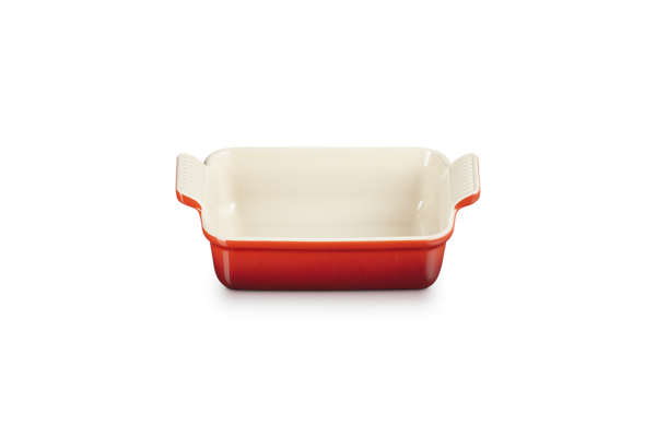 Le Creuset Stoneware Heritage Rectangular Dish 19cm Cerise Keans Claremorris