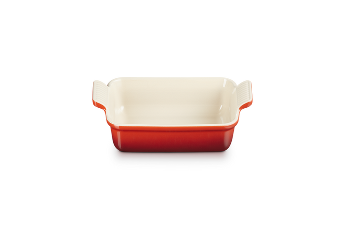 Le Creuset Stoneware Heritage Rectangular Dish 19cm Cerise Keans Claremorris