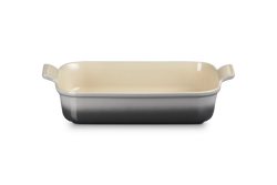 Le Creuset Stoneware Heritage Rectangular Dish 32cm Flint Keans Claremorris