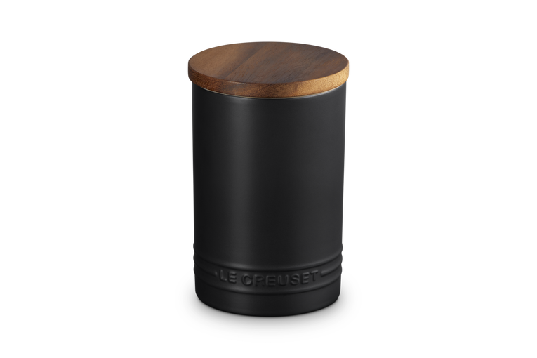 Le Creuset Stoneware Storage Jar 770ml Satin Black Keans Claremorris