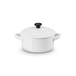 Le Creuset Stoneware Petite Round Casserole 250ml white, scratch-resistant, oven & dishwasher safe – Keans Claremorris