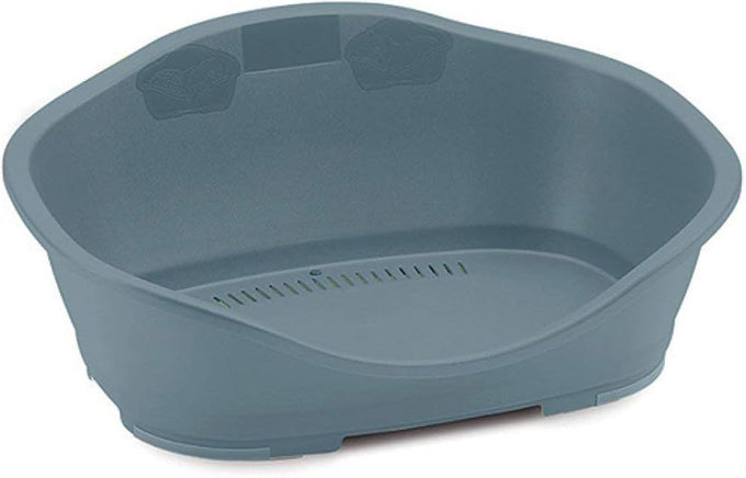 Lettino Sleeper 6 steel blue bed frame, modern design, durable steel construction – available at Keans Claremorris.