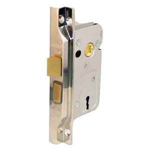 Blisterpack 2 Lever 2 Inch Rebated Nickel Sashlock for 13mm Wooden Doors, Left/Right Hinged – Keans Claremorris