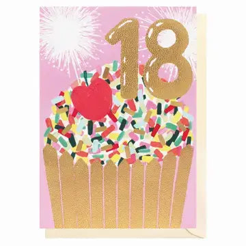Louise Tiler – 18th Birthday Cupcake Card Keans Claremorris