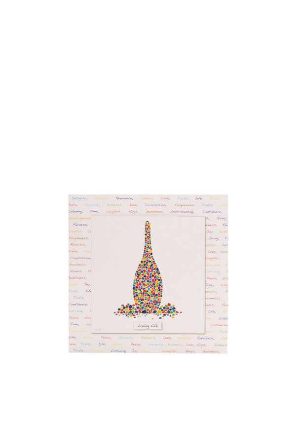 Rita Oates Loving Life Greetings Card 150x150mm with vibrant design, perfect for heartfelt messages - Keans Claremorris.