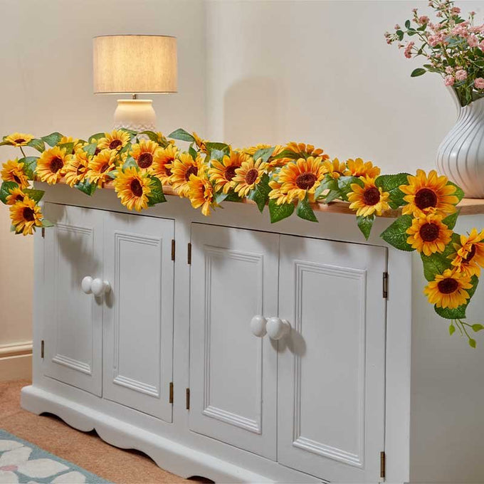 Luxury Sunflower Garland - 176cm Keans Claremorris
