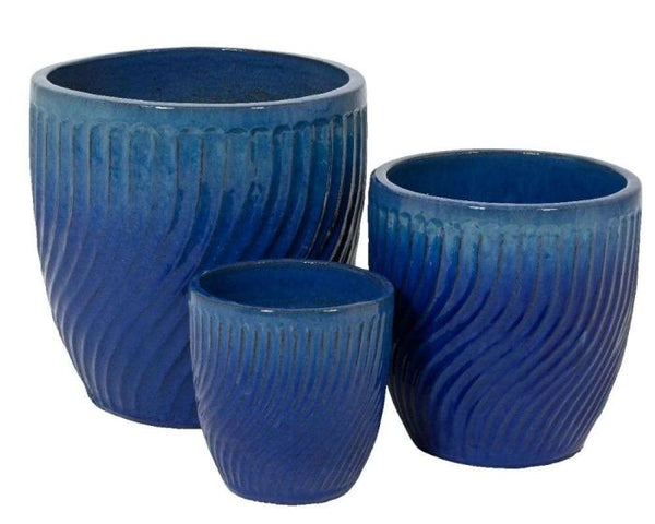 Luz Planter Colours Blue / Green Keans Claremorris
