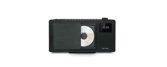 Muse CD BT Micro System 2x20w Black | M-60BT - Image 3
