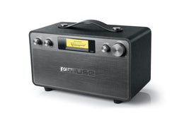 Muse Retro Bluetooth Speaker 2x20w Black | M-670BT