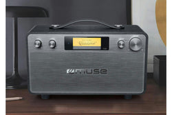 Muse Retro Bluetooth Speaker 2x20w Black | M-670BT