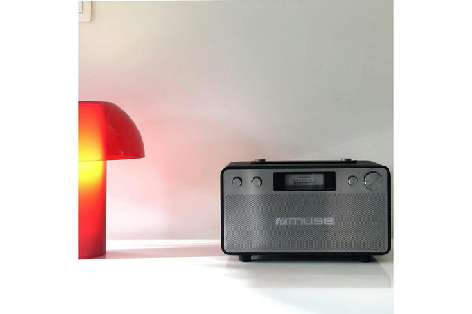Muse Retro Bluetooth Speaker 2x20w Black | M-670BT - Image 5