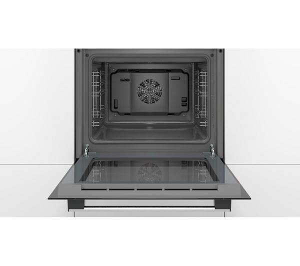 BOSCH Series 2 HHF113BR0B Stainless Steel Electric Oven, sleek design, available at Keans Claremorris.