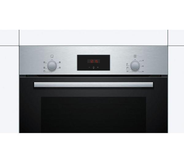 BOSCH Series 2 HHF113BR0B Stainless Steel Electric Oven, sleek design, available at Keans Claremorris
