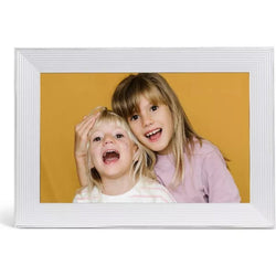 Aura Carver 10.1 Inch WiFi Digital Photo Picture Frame - Seasalt White | AF905-WHT