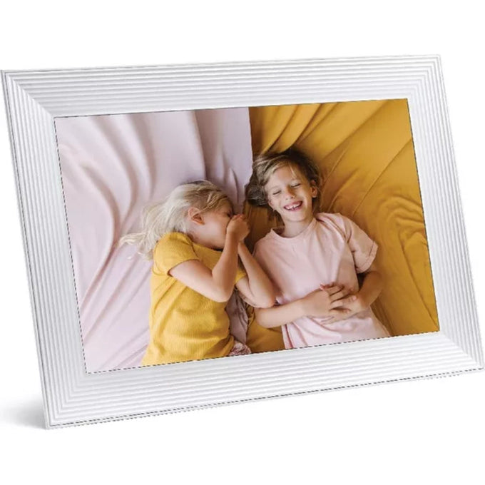 Aura Carver 10.1 Inch WiFi Digital Photo Picture Frame - Seasalt White | AF905-WHT - Image 2