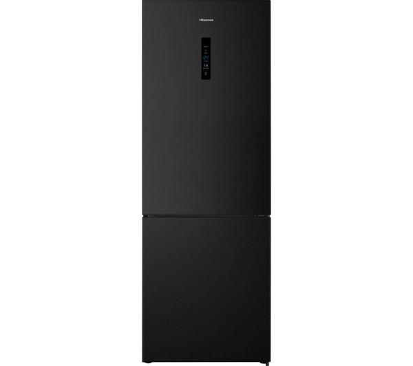 Hisense RB645N4BFE 495L 60/40 black fridge freezer with Total No Frost, Fast Freeze, LED display, from Kean’s Claremorris. –