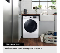 SAMSUNG Series 5 AI Energy 9kg WiFi Washing Machine 1400 Spin White - Keans Claremorris