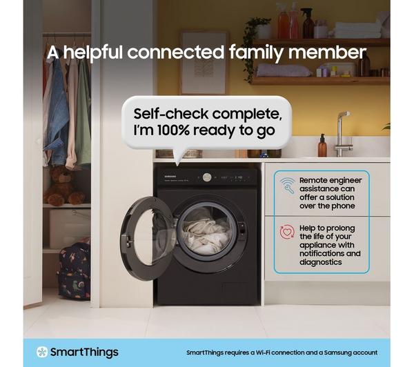 SAMSUNG Series 5 AI WiFi 9kg 1400 Spin Washing Machine White - Keans Claremorris