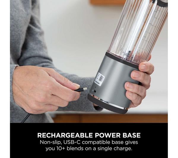 NINJA Blast BC151UKBK cordless black blender, powerful and portable, available at Keans Claremorris.