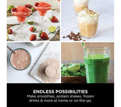 NINJA Blast BC151UKBK cordless black blender, powerful and portable, available at Keans Claremorris.