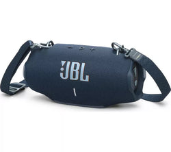 JBL Xtreme 4 Blue portable Bluetooth speaker with 24-hour battery, IP67 waterproof, powerful sound – available at Kean’s