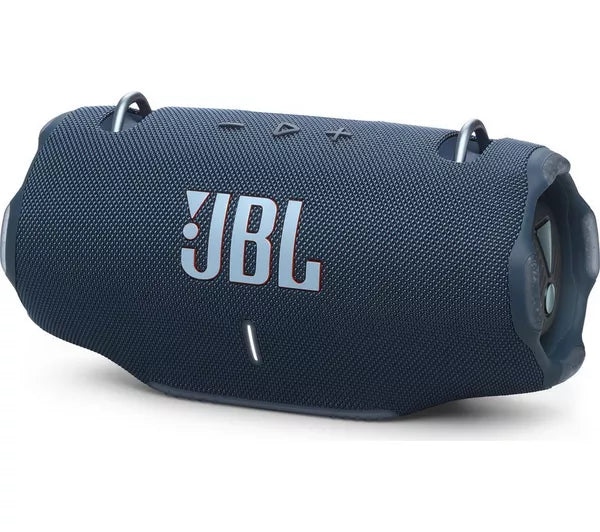 JBL Xtreme 4 Blue portable Bluetooth speaker with powerful sound, waterproof design – available at Keans Claremorris.