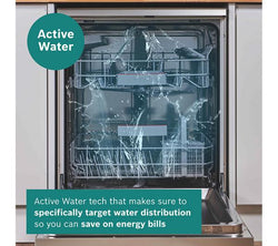 BOSCH Series 4 SMS4EKI06G silver full-size dishwasher, efficient cleaning, modern design - available at Keans Claremorris