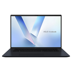 ASUS Vivobook laptop with a black finish on a white background