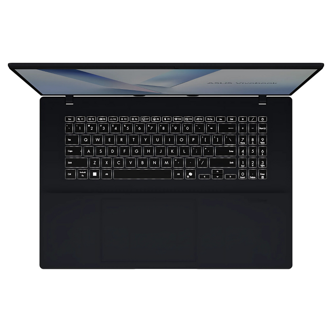 Black laptop on a white background