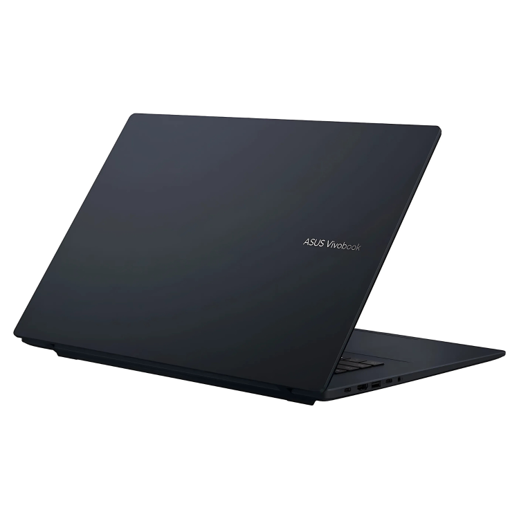 Black ASUS VivoBook laptop on a white background