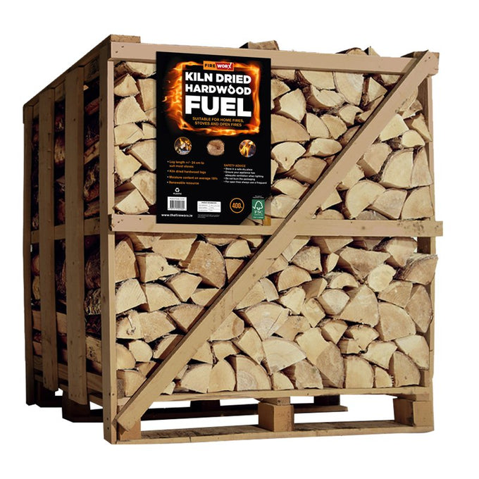 M3 Crate Birch Hardwood Kiln Dried Logs Keans Claremorris