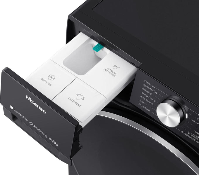 Hisense 10.5Kg Freestanding Autodose Washer 1400RPM| WF5S1045BB - Image 4