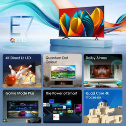 Hisense 65 Inch 4K QLED Smart TV Series E71Q | 65E71Q