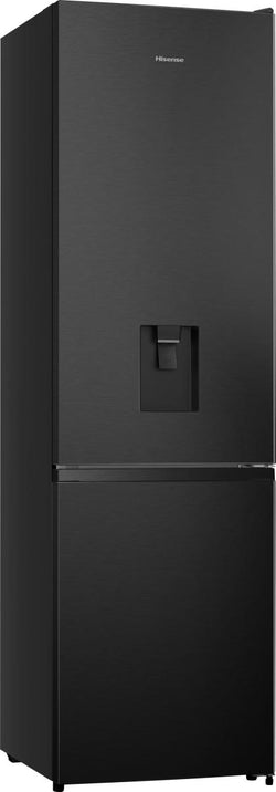 Hisense 59.5cm x 200.4cm Freestanding No Frost Fridge Freezer Water Dispenser 336L Black | RB435N4WFE