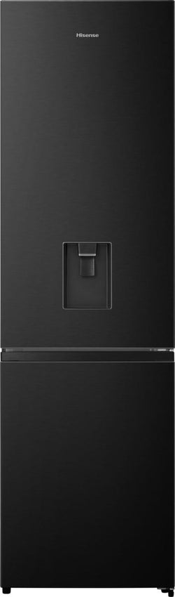 Hisense 59.5cm x 200.4cm Freestanding No Frost Fridge Freezer Water Dispenser 336L Black | RB435N4WFE